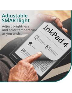 POCKETBOOK Libro Electronico InkPad 4 7.8",Pantalla Tactil ,Wifi,Bluetooth,,Luz Frontal,32Gb Plata