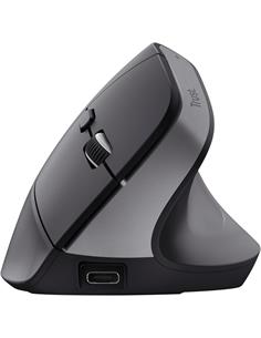 TRUST Raton Inalambrico Ergonomico BAYO+ Bluetooth  Negro 25146