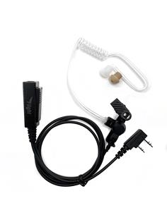 NSTHK EM-4238/I1 Micro Auricular Rizado Transparente  Para Ptt YAESU FT411  y Midland XT70