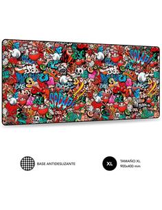 SUBBLIM Alfombrilla Raton GRAFFITI XL 90X40