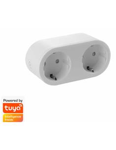 DENVER Enchufe Doble 2 En 1 Wifi SMartplug Blanco SHP-200MK2