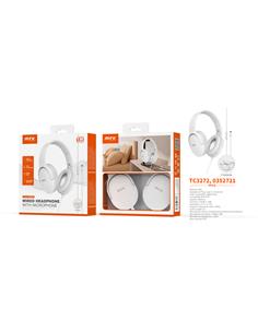 MTK Auricular De Casco Con Cable TIpo C Blanco TC3272
