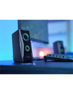 TRUST Altavoces Gaming GXT606 JAVV RGB Negros