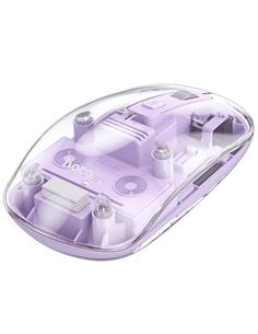 HOCO Raton Inalambrico/ Bluetooth Transparente Purpura GM29