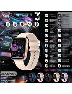 SAMI Reloj Inteligente Evolution 3 WS-2373BG Con Presion Sanguinea/Cardiaco/Oxigeno Beige