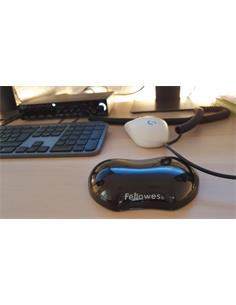 FELLOWES Reposamuñecas Flexible de Gel Crystals