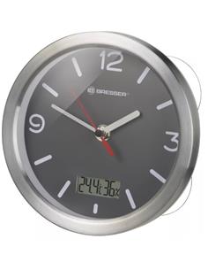 BRESSER Reloj De Baño Termohigrometro Gris 8020116