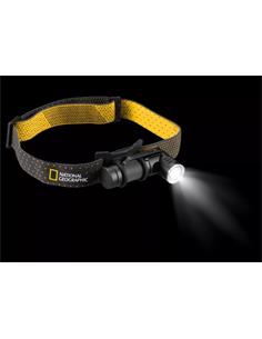 BRESSER Linterna National Geographic Con Banda De Cabeza ILUMINOS 450