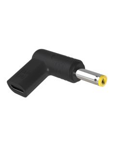 DCU Tipo C Tip C3 Conector Alimentador para Compaq/Asus 20V 4.8*1.7  Punta Amarillo