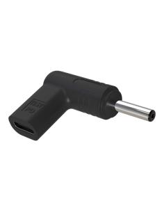 DCU Tipo C Tip C5 Conector Alimentador para HP 20V 3.5*1.35  Punta Fina Negra