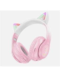 HOCO Auricular Casco Bluetooth Con Orejas Gato W42 Cherry Blossom