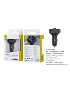 ONEPLUS Transmisor Bluetooth FM Para Coche 20W Con 2xUsb A/ 1xTipo C NT7009