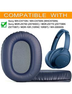 Pack Almohadilla Para Auricular Casco Sony CH710/720/700 Negro