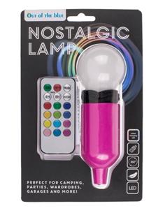 Out Of the Blue Bombilla de Led RGB Nostalgic Bulb de Pilas con Mando