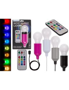 Out Of the Blue Bombilla de Led RGB Nostalgic Bulb de Pilas con Mando