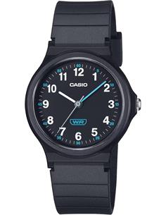 CASIO LQ-24B-1BEF Reloj Analogico, Resistente al Agua, Correa de Resina