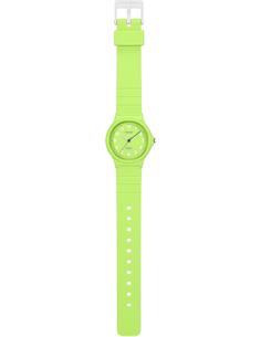 CASIO LQ-24B-3BEF Reloj Analogico, Resistente al Agua, Correa de Resina Amarillo