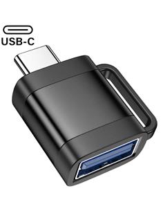 HOCO Adaptador OTG Tipo C/M a Usb A/H UA31C Negro