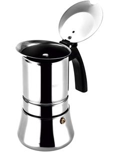 FAGOR Cafetera Italiana De Acero Inox Para 4 Tazas ETNICA 4
