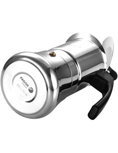 FAGOR Cafetera Italiana De Acero Inox Para 4 Tazas ETNICA 4