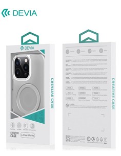 DEVIA Funda Transparente Magnetica con Soporte Para Iphone 16 Pro Max