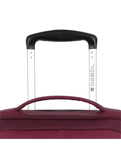 GABOL Maleta Viaje Pequeña Tela CLOUD Rojo/Rojo Oscuro