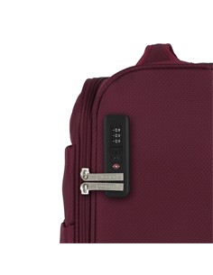 GABOL Maleta Viaje Pequeña Tela CLOUD Rojo/Rojo Oscuro