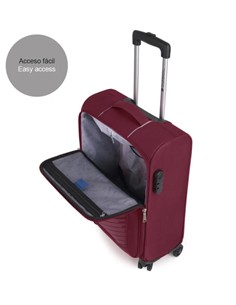 GABOL Maleta Viaje Pequeña Tela LISBOA Rojo
