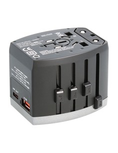 NIMO Adaptador Universal De Viaje Con Usb y Tipo C MEL078