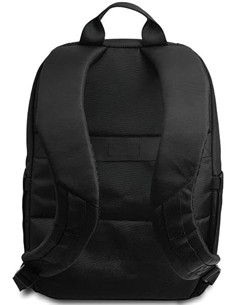 BMW Mochila Ordenador Portatil 15" Negra Carbon Con Raya Azul Blanca