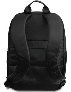 BMW Mochila Ordenador Portatil 15" Negra Carbon Con Raya Roja Blanca