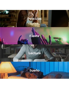 KSIX Bombilla Inteligente Smart Led Bulb 9W,806 Lumenes,E27 A60 Compatible Alexa Google Home
