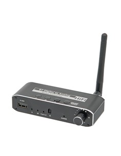 Convertidor Digital Analogico Bluetooth Para Audio Con Jack 3.5/Toslink Con Volumen y Mando AV29
