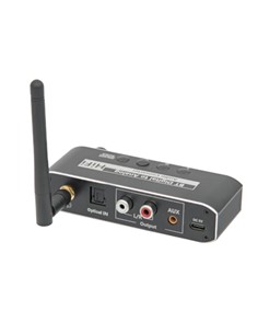 Convertidor Digital Analogico Bluetooth Para Audio Con Jack 3.5/Toslink Con Volumen y Mando AV29