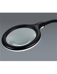 FYSIC Lupa Sobremesa Con Luz Led FL-25LED 1.75x 3 dioptrias Diametro lente 102mm Con Alimentador
