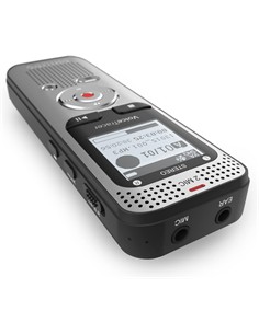 PHILIPS Grabadora de Voz Digital DVT2015 Con 2 Microfonos,MP3,Radio Fm, 8Gb,Con Auriculares SEMBLEY