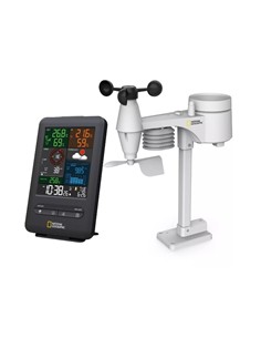 NATIONAL GEOGRAPHIC Estacion Meteorologica 5 En 1 Color Temperatura Interior Exterior Wifi