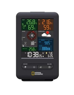NATIONAL GEOGRAPHIC Estacion Meteorologica 5 En 1 Color Temperatura Interior Exterior Wifi