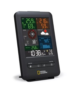 NATIONAL GEOGRAPHIC Estacion Meteorologica 5 En 1 Color Temperatura Interior Exterior Wifi