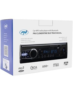 PNI Radio de Coche CLEMENTINE BUS TRUCK 8524 Bluetooth, Mp3, Usb, Sd, Aux In 12V/24V
