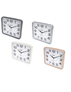 SAMI Despertador Analogico S-9983L,Silencioso,Parpadeo Pantalla en Alarma,Led,Sonido Ascendente