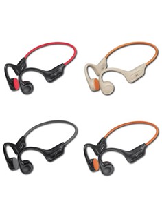 SAMI Auricular Conduccion Osea Rojo RS-12427,BT V5.3,IPX 5,140Mha, Tipo C