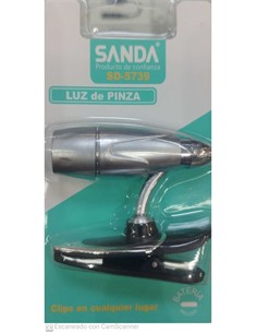 SANDA Luz Led De Libro Con Pinza SD-5739