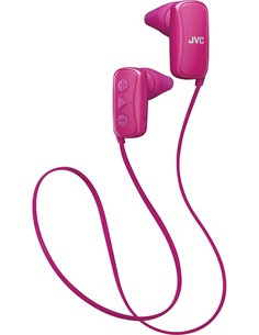 JVC Auricular Bluetooth Con Cordon Rosa Gumy HA-F250BT-P