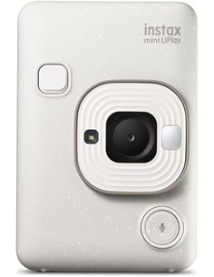FUJIFILM Camara de Fotos Instantanea INSTAX Mini LiPlay Misty Blanca