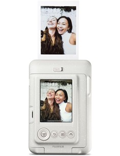 FUJIFILM Camara de Fotos Instantanea INSTAX Mini LiPlay Misty Blanca