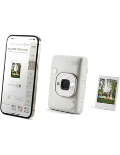 FUJIFILM Camara de Fotos Instantanea INSTAX Mini LiPlay Misty Blanca
