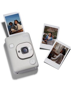 FUJIFILM Camara de Fotos Instantanea INSTAX Mini LiPlay Misty Blanca