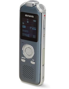 AIWA Grabadora de Voz Digital DVR-M700 3 Microfonos Radio Fm,Memoria 16Gb,Ranura Micro Sd,Act Voz
