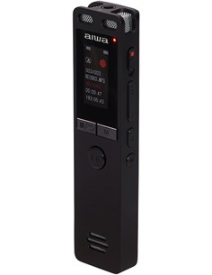 AIWA Grabadora de Voz Digital DVR-A400 Radio Fm,Memoria 16Gb,Ranura Micro Sd